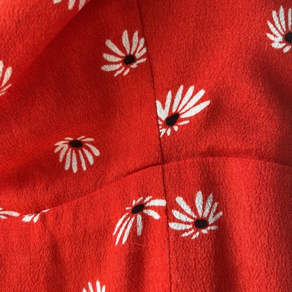 Aritzia Red Floral Mini Dress - Picture 8 of 14
